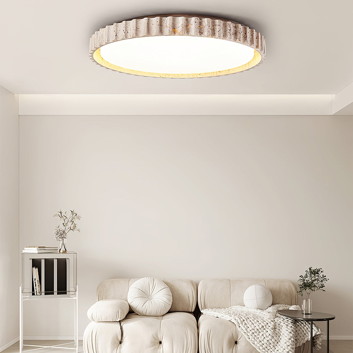 Riva Stone Ceiling Light