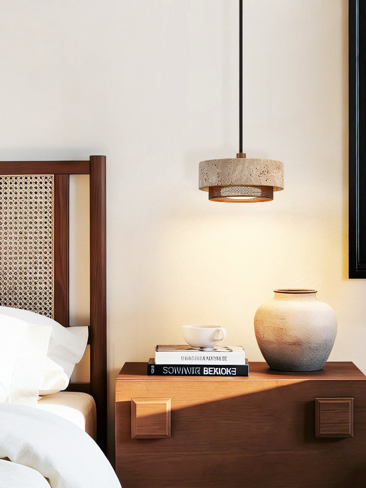 Riva Travertine Pendant Lamp