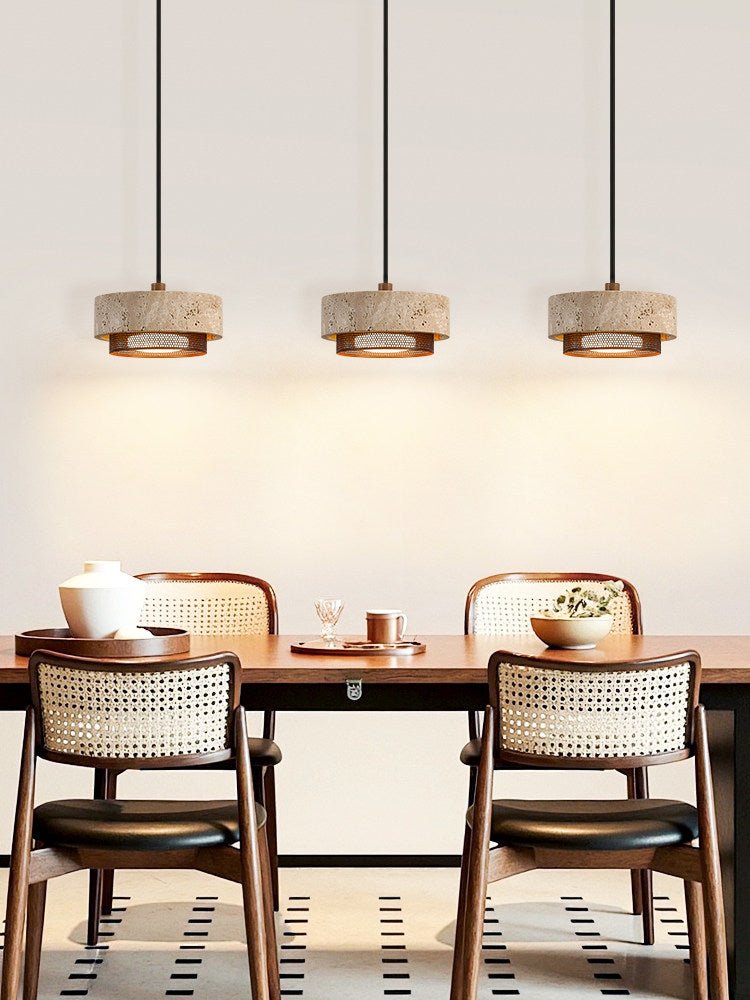 Riva Travertine Pendant Lamp
