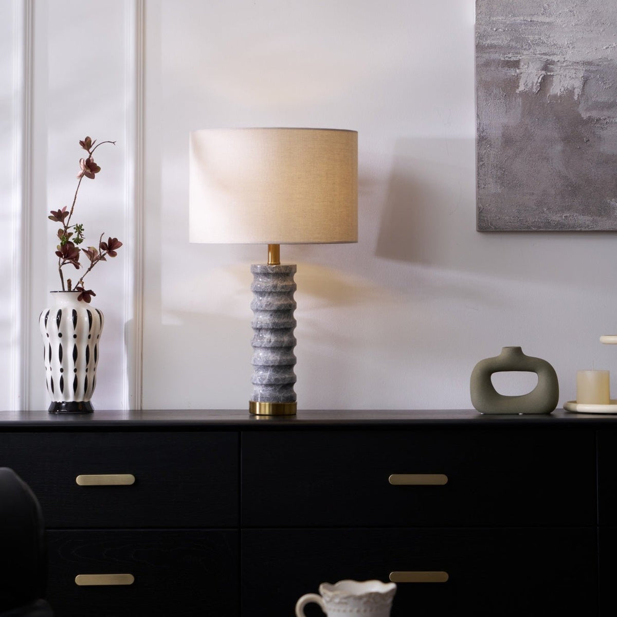 Rivara Stone Table Lamp