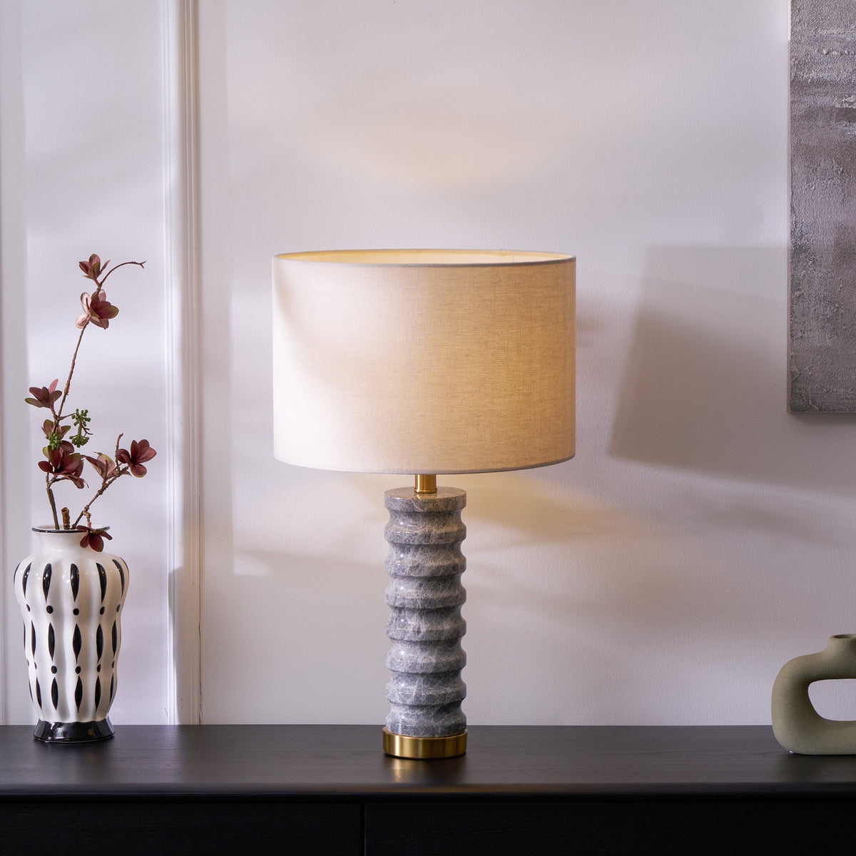 Rivara Stone Table Lamp