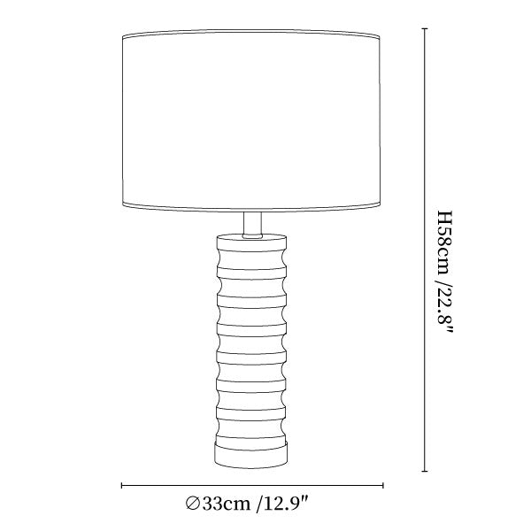 Rivara Stone Table Lamp