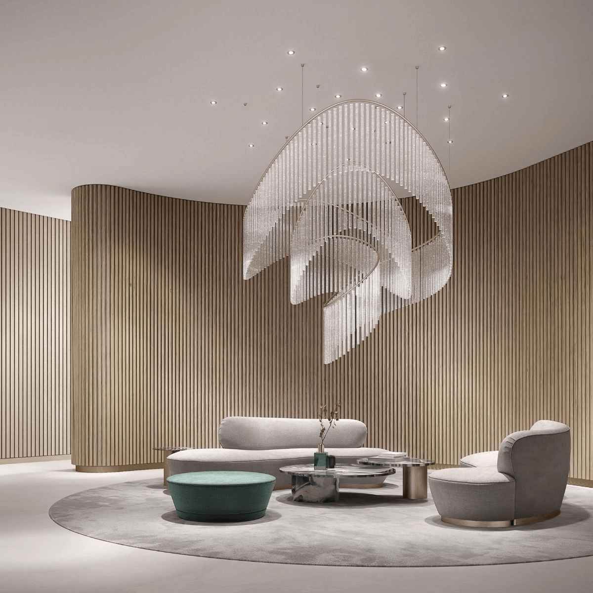 Crystal Spin Customize Chandelier