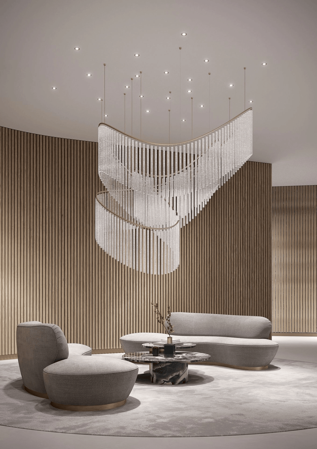 Crystal Spin Customize Chandelier