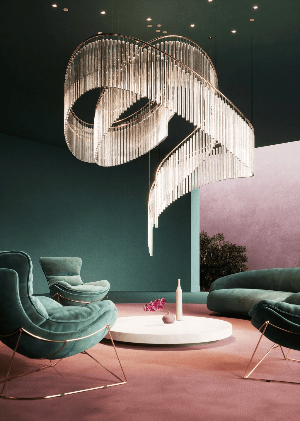 Crystal Spin Customize Chandelier