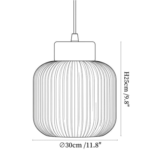 Rivena Glass Pendant Lamp