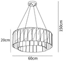 Rock Alabaster Chandelier
