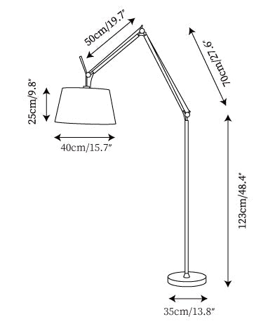 Rocker Modern Floor Lamp