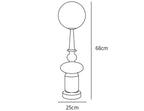 Roman Column Table Lamp