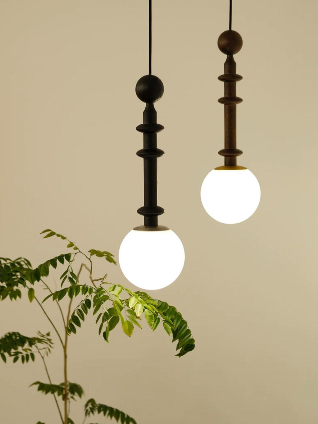 Roman Column Small Pendant Light