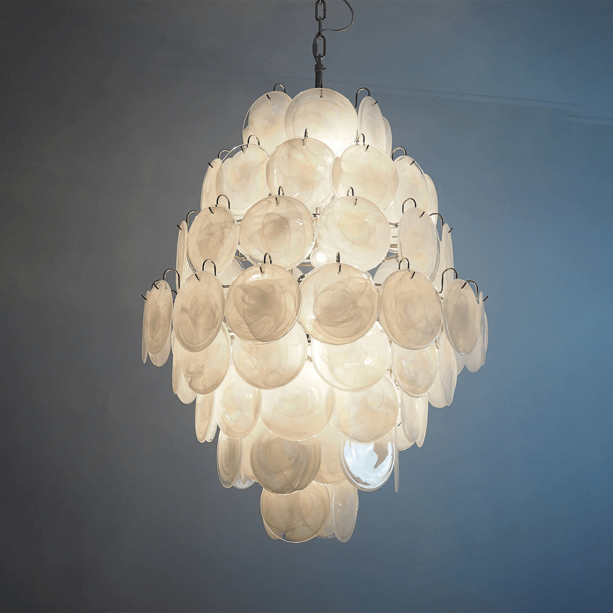 Rosa Murano Glass Chandelier