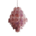 Rosa Murano Glass Chandelier
