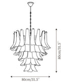 Rosabella Glass Chandelier