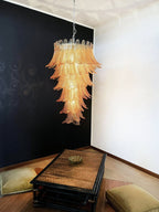 Rosalind Murano Amber Chandelier