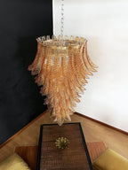 Rosalind Murano Amber Chandelier