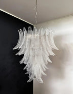 Rosalind Murano Clear Glass Chandelier