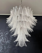 Rosalind Murano Clear Glass Chandelier