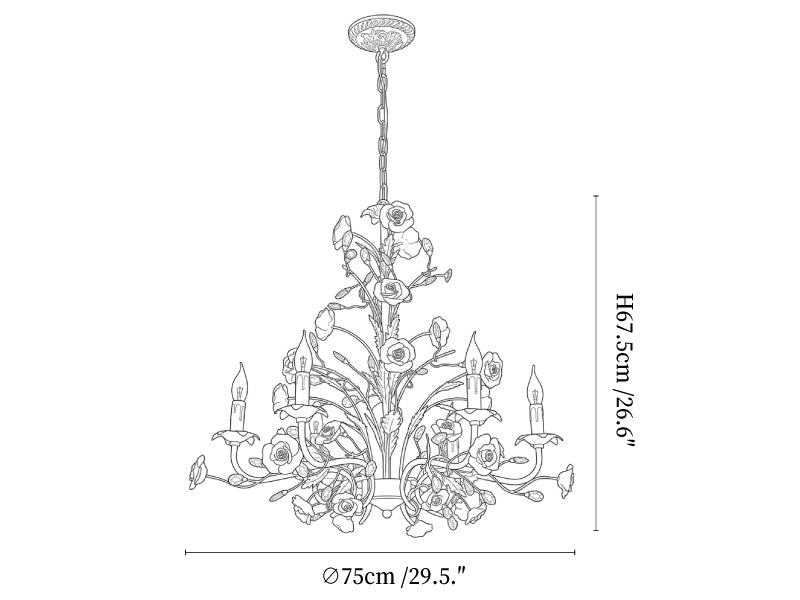 Rose Chandelier