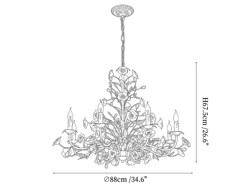 Rose Chandelier