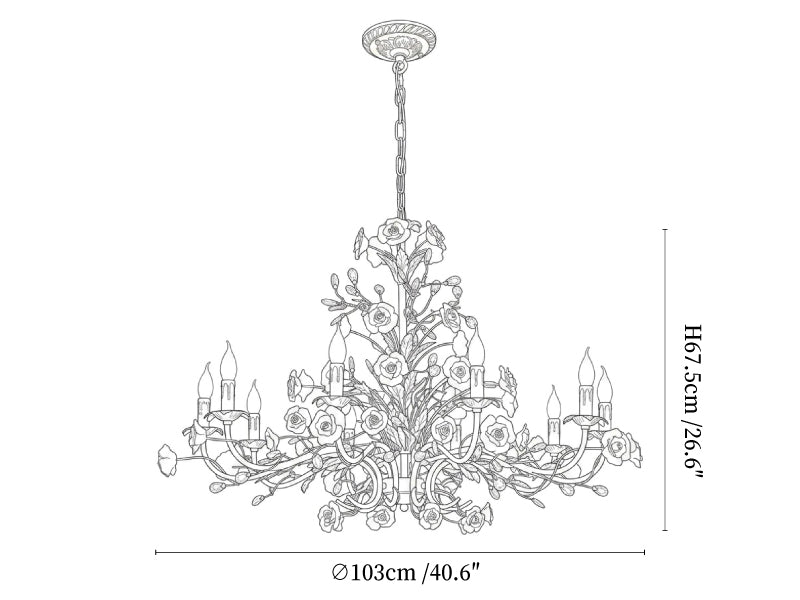 Rose Chandelier