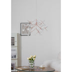 Rose Gold Firefly LED Chandelier