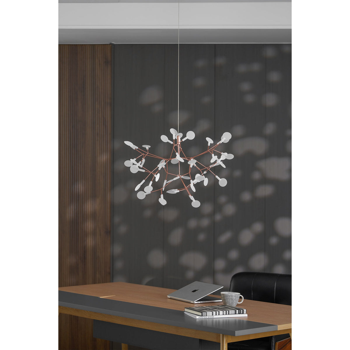 Rose Gold Firefly LED Chandelier