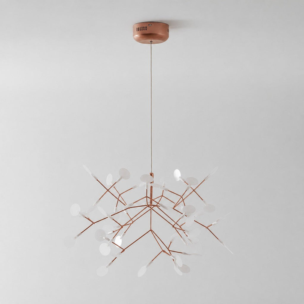 Rose Gold Firefly LED Chandelier