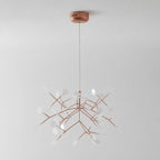 Rose Gold Firefly LED Chandelier