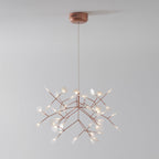 Rose Gold Firefly LED Chandelier