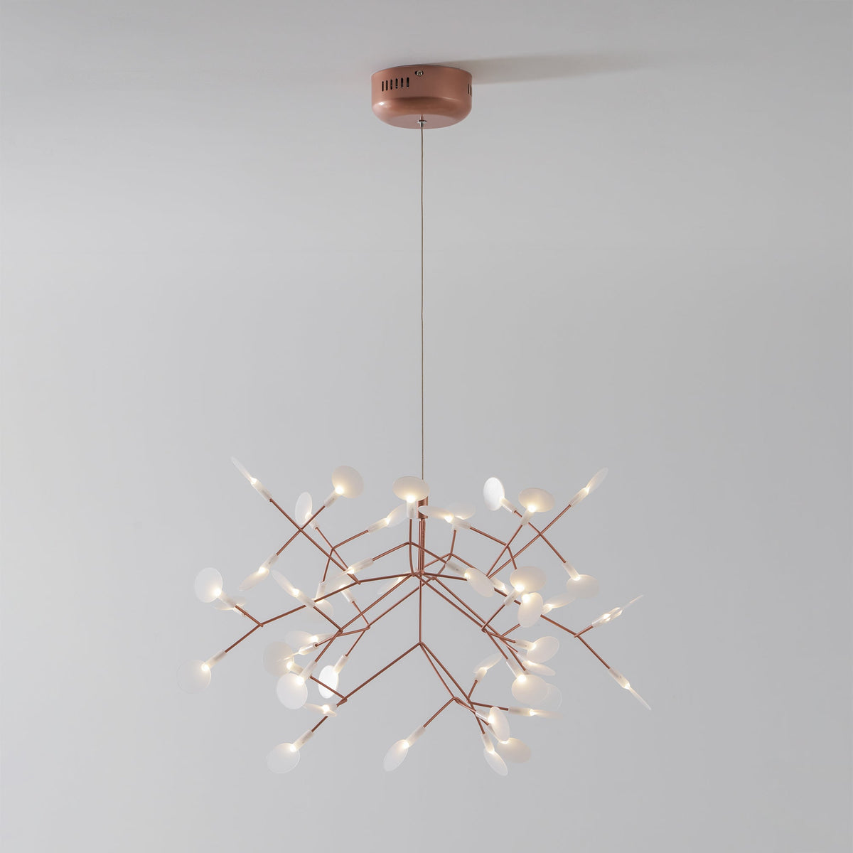 Rose Gold Firefly LED Chandelier