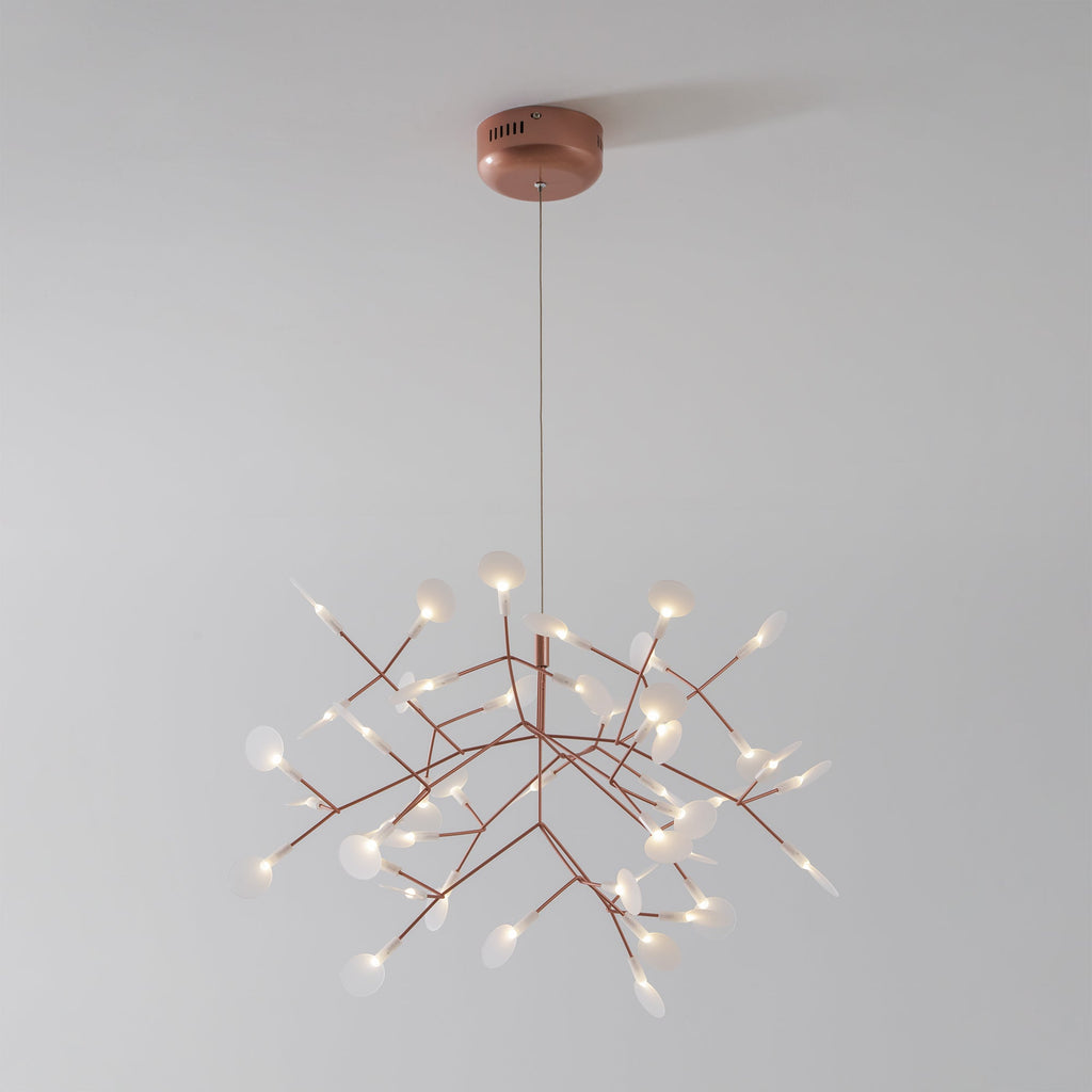 Rose Gold Firefly LED Chandelier