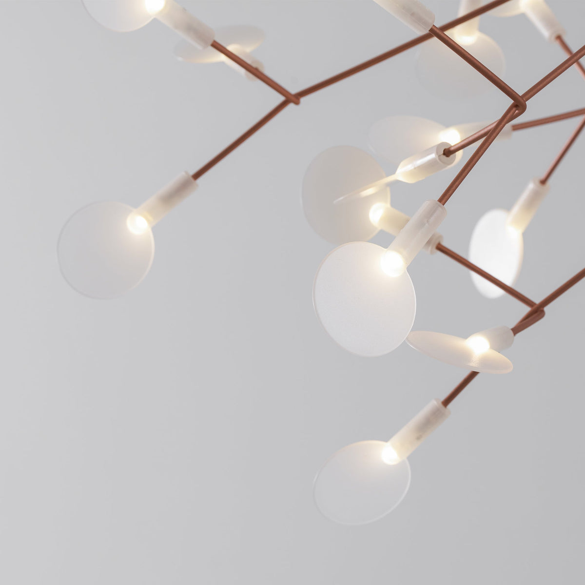 Rose Gold Firefly LED Chandelier