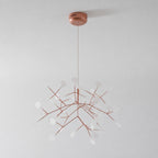 Rose Gold Firefly LED Chandelier
