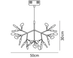 Rose Gold Firefly LED Chandelier