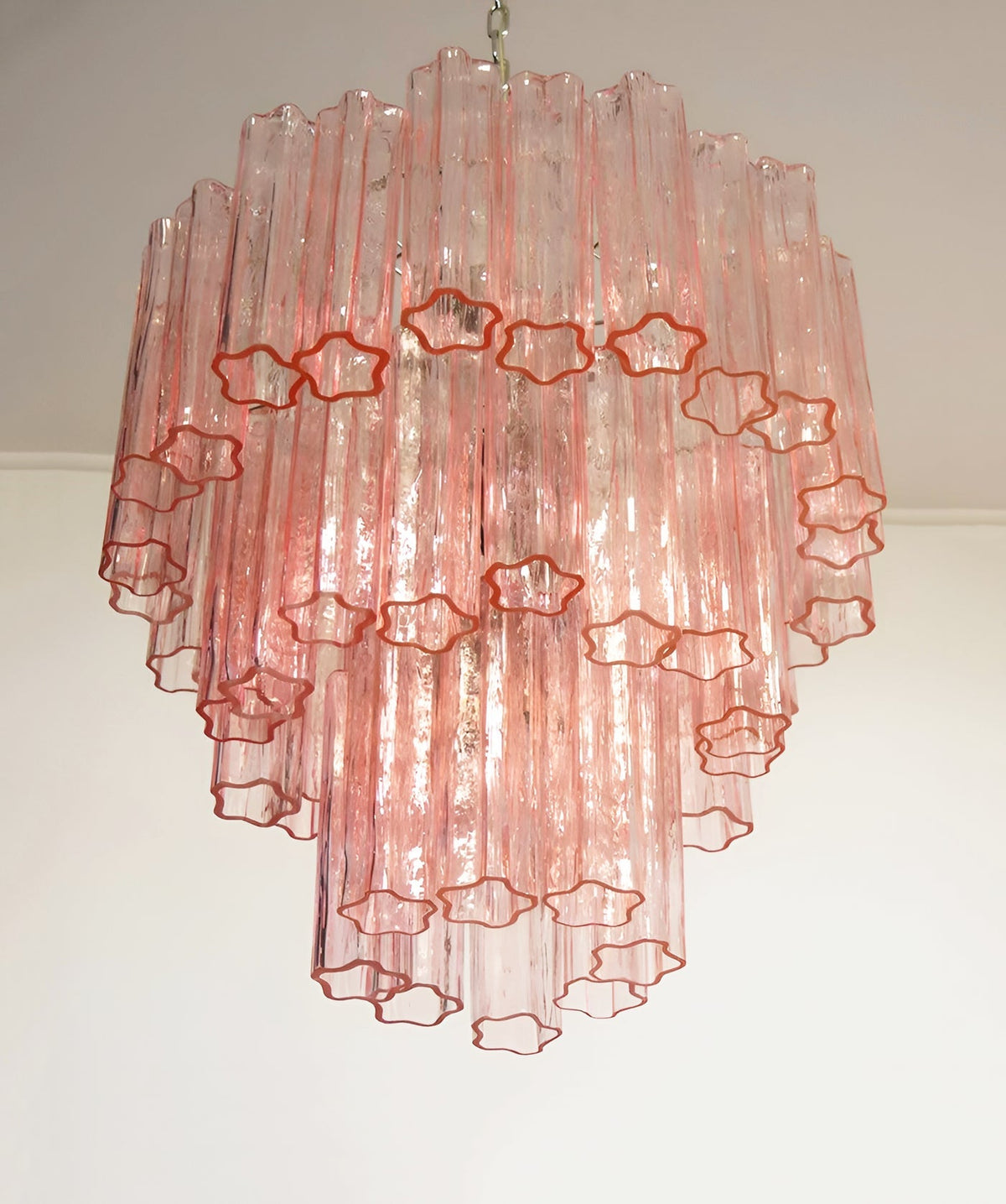 Rose Murano Glass Chandelier