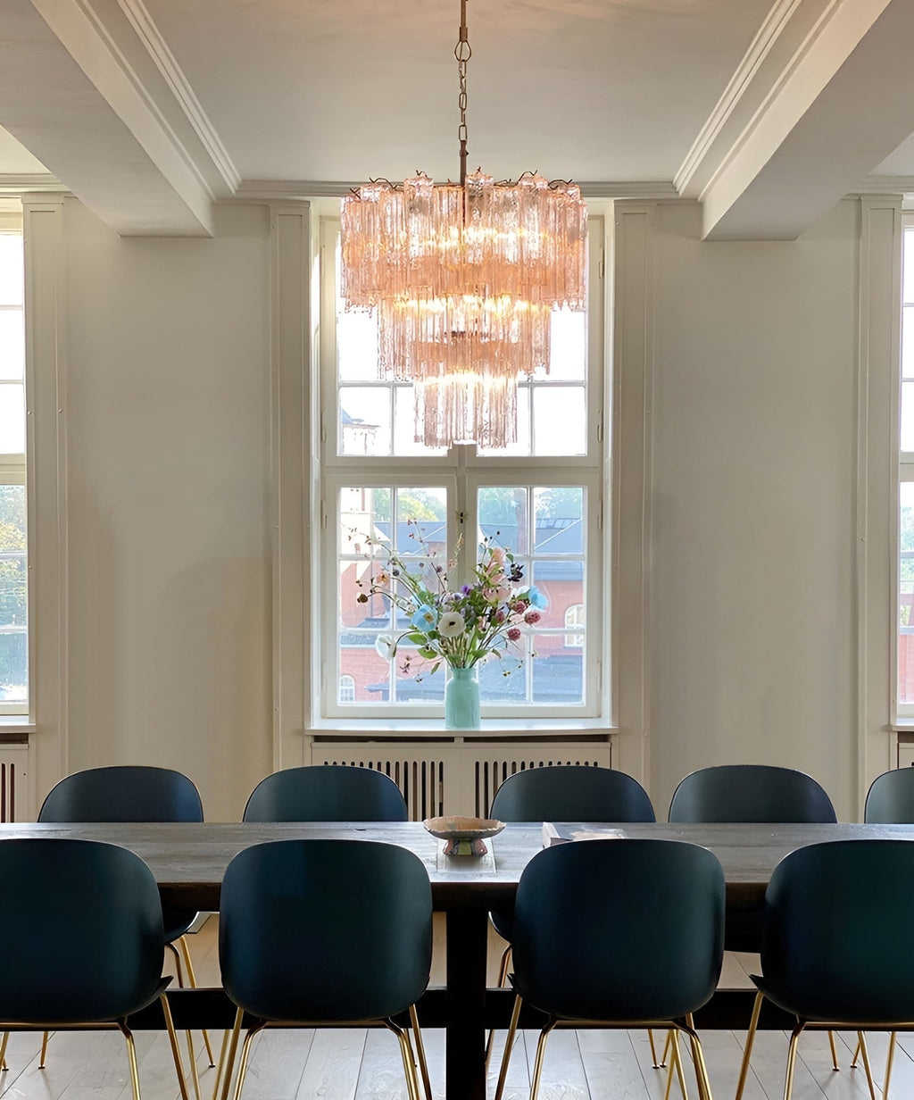 Rose Murano Glass Chandelier