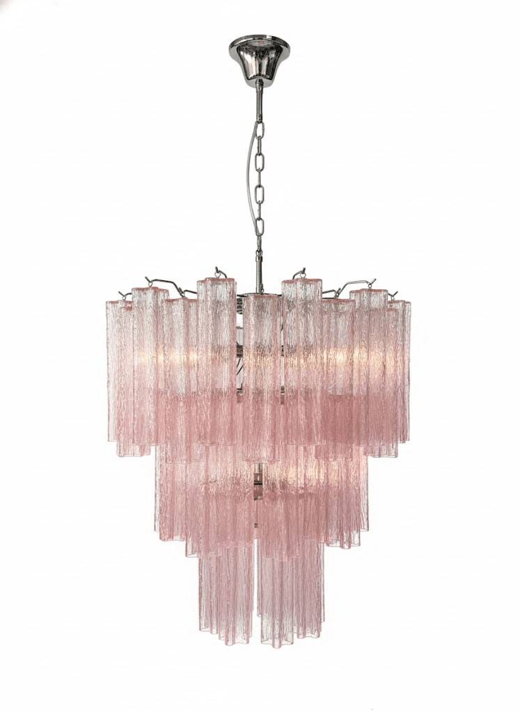 Rose Murano Glass Chandelier