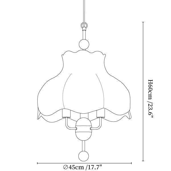 Roselle Bloom Pendant Lamp
