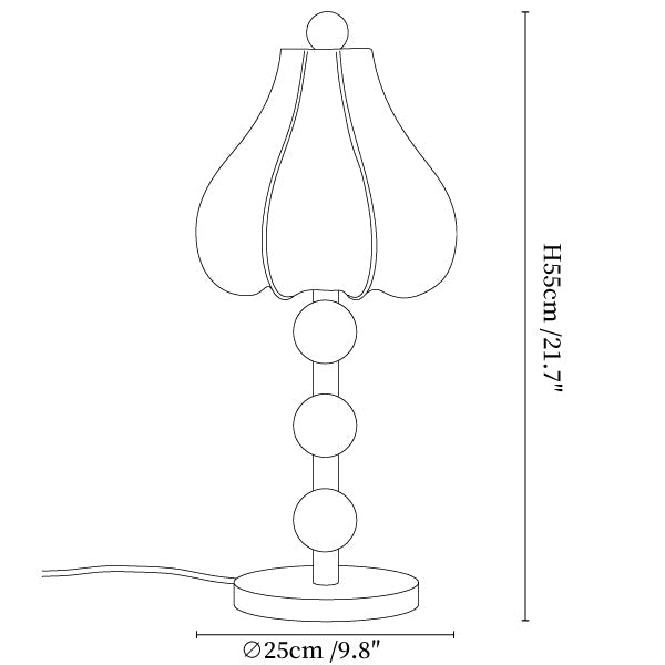 Roselle Bloom Table Lamp
