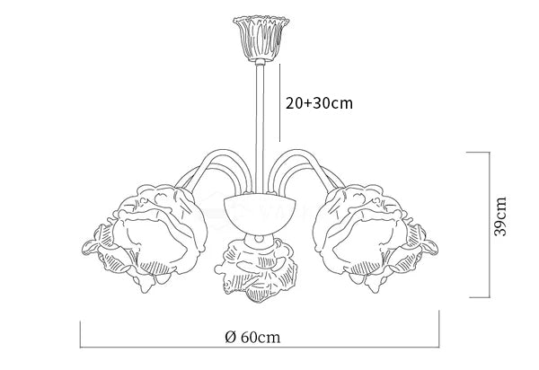 Roses Chandelier