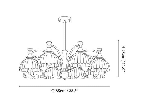Rosetta Chandelier