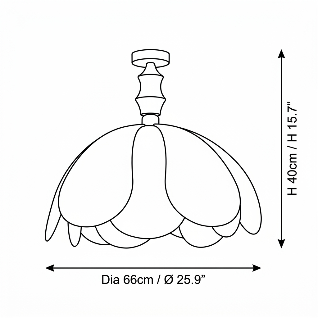 Roswyn Petal Ceiling Lamp