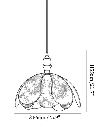 Roswyn Petal Pendant Lamp