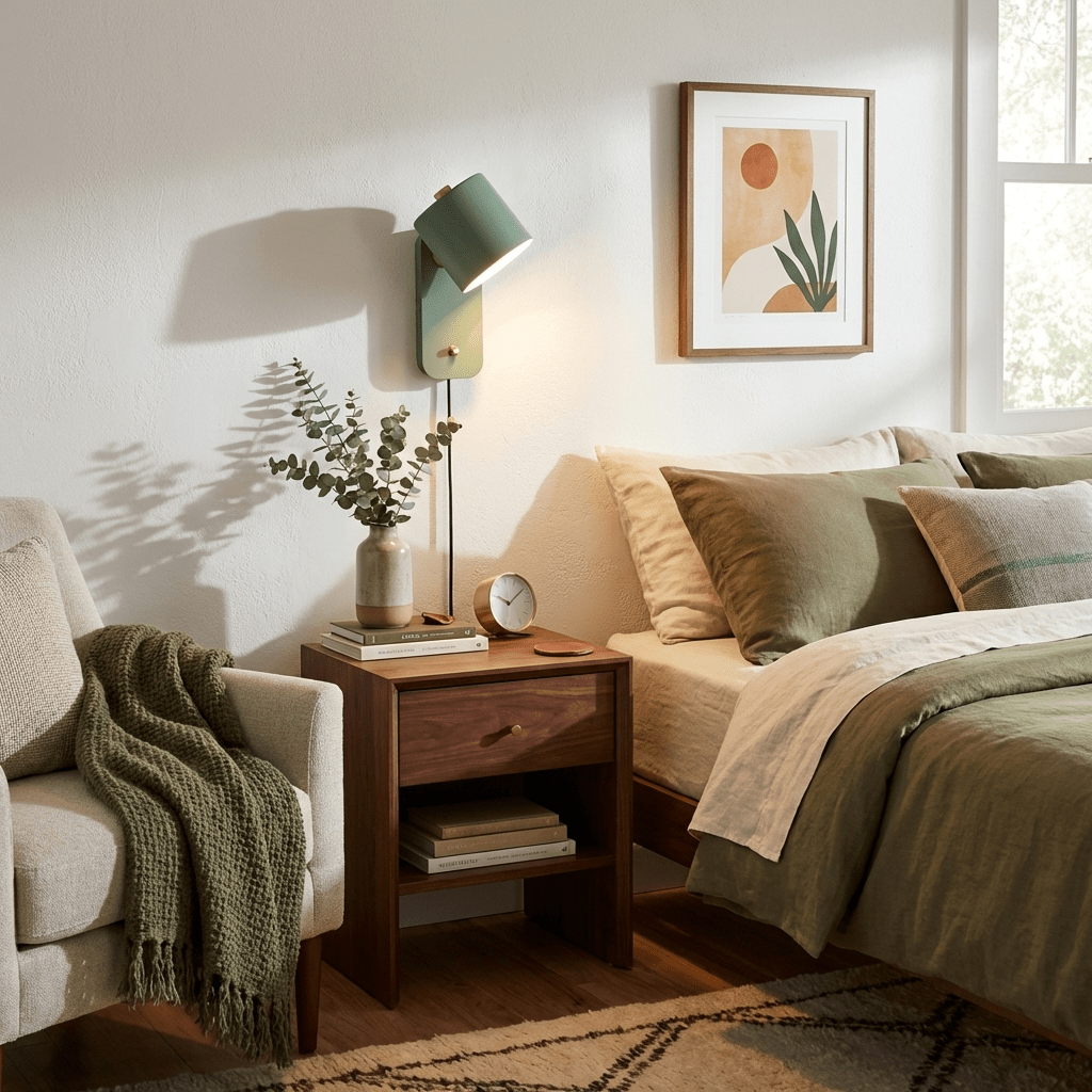 Rotatable Cylinder Plug - in Wall Lamp