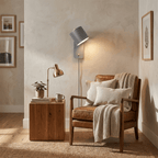 Rotatable Cylinder Plug - in Wall Lamp
