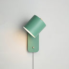 Rotatable Cylinder Plug - in Wall Lamp