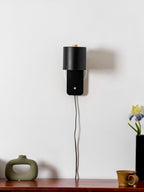 Rotatable Cylinder Plug - in Wall Lamp