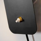 Rotatable Cylinder Plug - in Wall Lamp