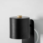 Rotatable Cylinder Plug - in Wall Lamp