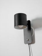 Rotatable Cylinder Plug - in Wall Lamp